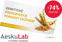 AKCE - Genetické predispozice poruchy zažívání